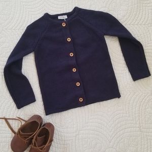 Jamie Kay NWT 3T peacock simple knit cardigan